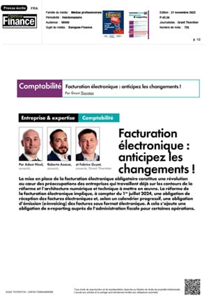 Facturation électronique