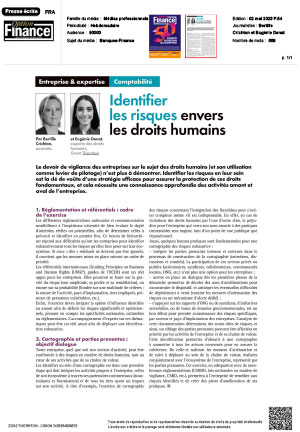 Identifier les risques envers les droits humains