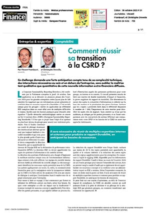 Comment réussir sa transition à la CSRD ?