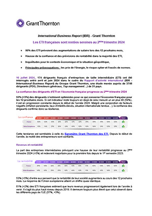 International Business Report (IBR) - Grant Thornton