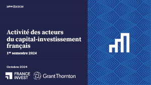 Activité des acteurs du capital-investissement français