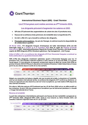 International Business Report (IBR)