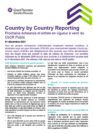 Country by Country Reporting