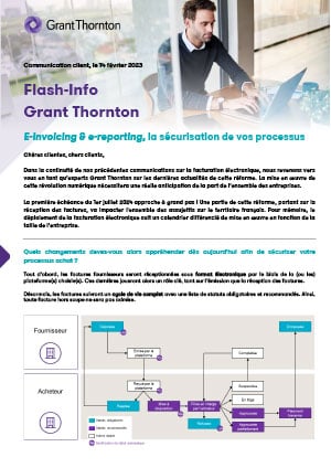 E-invoicing & e-reporting, la sécurisation de vos processus