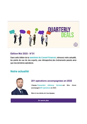 Quarterly Deals N°31