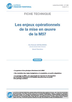 Les enjeux opérationnels de la mise en œuvre de la M57