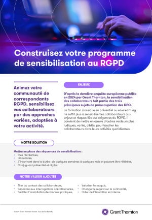 Construisez votre programme de sensibilisation au RGPD